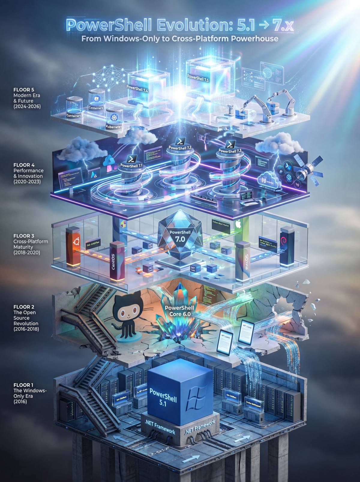 PowerShell 版本演進
